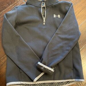 Under Armour Gray and Black ColdGear Top